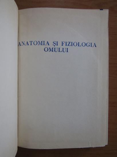 Fise De Anatomie Anatomia Si Fiziologia Omului Cump R