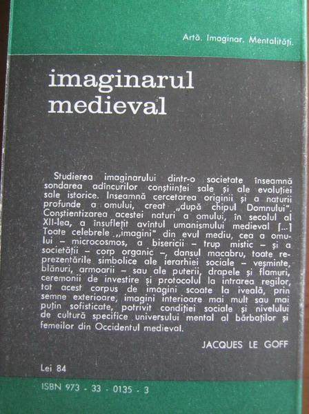 Jacques Le Goff - Imaginarul medieval