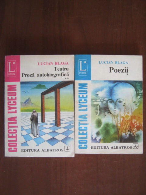 Anticariat: Lucian Blaga - Teatru, Proza autobiografica, Poezii (2 volume)