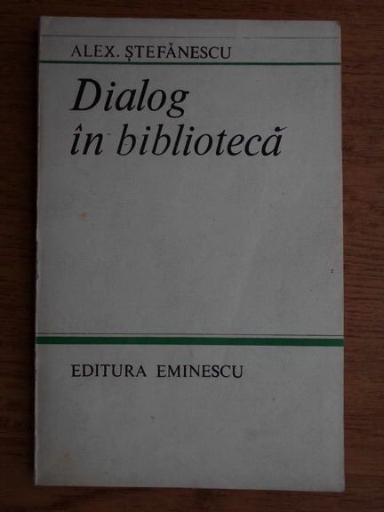 smell Identity Applying Alexandru Stefanescu - Dialog in biblioteca - Cumpără
