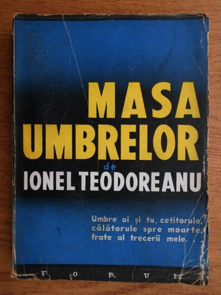 Anticariat: Ionel Teodoreanu - Masa umbrelor (1935)