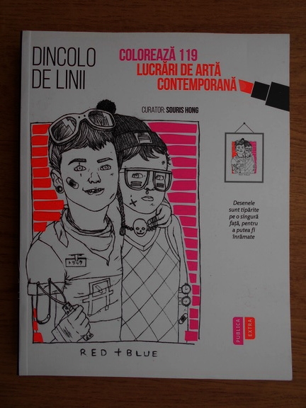 Anticariat: Souris Hong - Dincolo de linii. Coloreaza 119 lucrari de arta contemporana