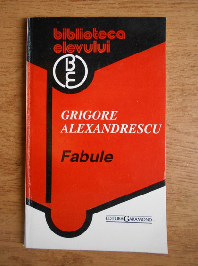 Anticariat: Grigore Alexandrescu - Fabule