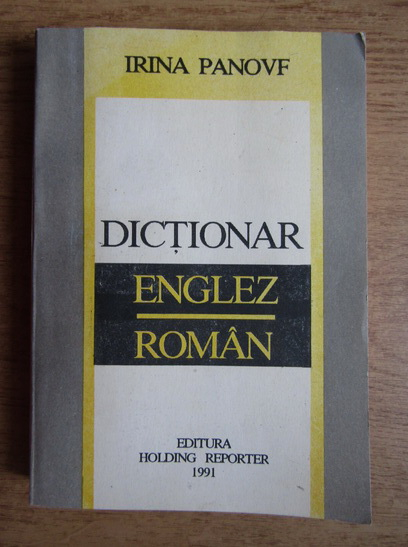 Anticariat: Irina Panovf - Dictionar Englez-Roman