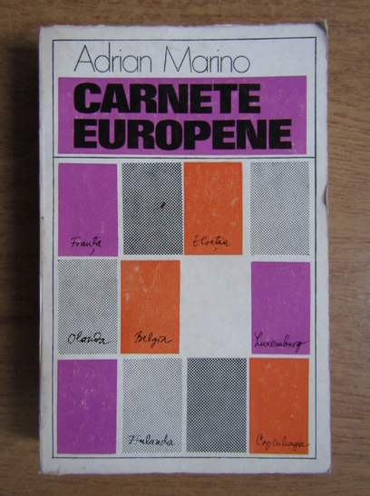 Anticariat: Adrian Marino - Carnete europene