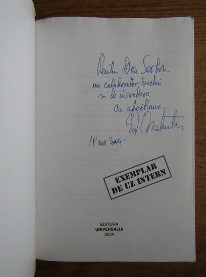 Anticariat: Emil Constantinescu - Adevarul despre Romania 1989-2004 (cu autograful autorului)
