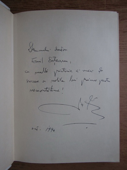 Anticariat: Corneliu Vadim Tudor - Carte romaneasca de invatatura (cu autograful autorului)