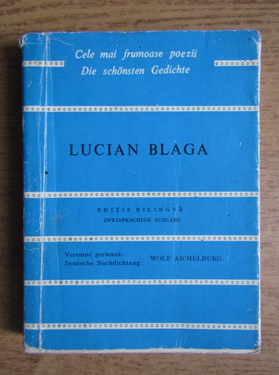 Anticariat: Lucian Blaga - Poeme (editie bilingva)