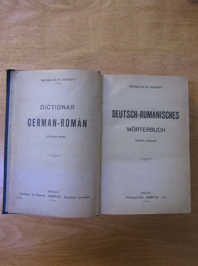 M. V. Schroff - Dictionar german-roman