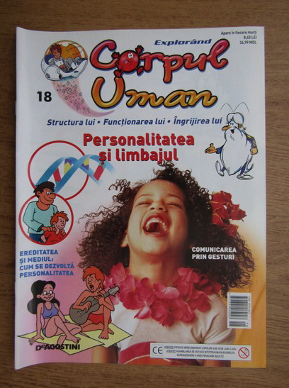 Anticariat: Revista explorand corpul uman. Personalitaea si limbajul. Nr. 18
