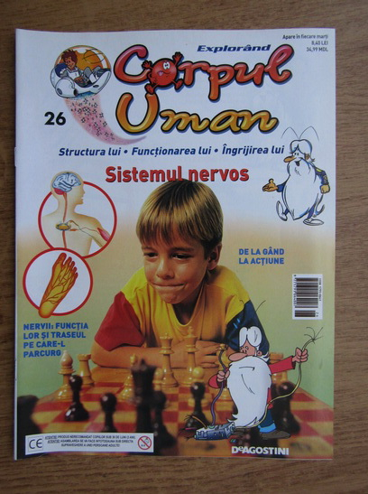 Anticariat: Revista explorand corpul uman. Sistemul nervos. Nr. 26