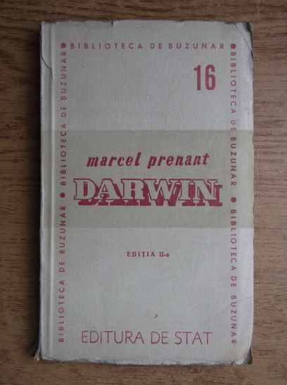 Anticariat: Marcel Prenant - Darwin (1948)