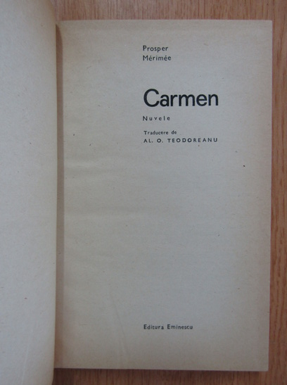 Prosper Merimee - Carmen