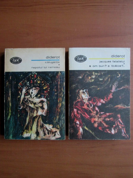 Anticariat: Diderot - Calugarita/ Nepotul lui Rameau/ Jacques fatalistul/ E om bun ? E ticalos? (2 volume)