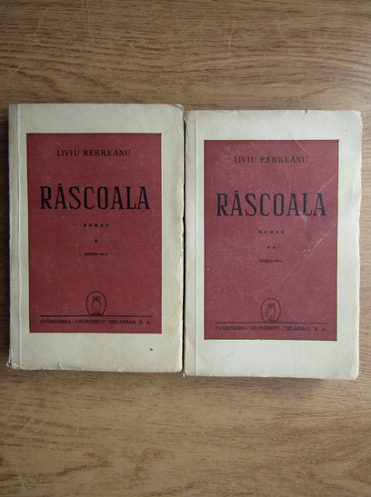 Anticariat: Liviu Rebreanu - Rascoala (2 volume, 1945)
