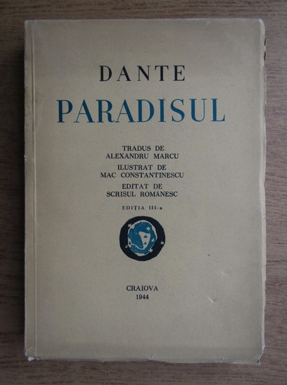 Anticariat: Dante - Paradisul (1944)