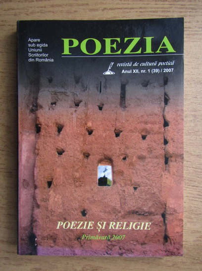 Anticariat: Poezia. Revista de cultura poetica. Anul XII, nr. 1 (39), 2007