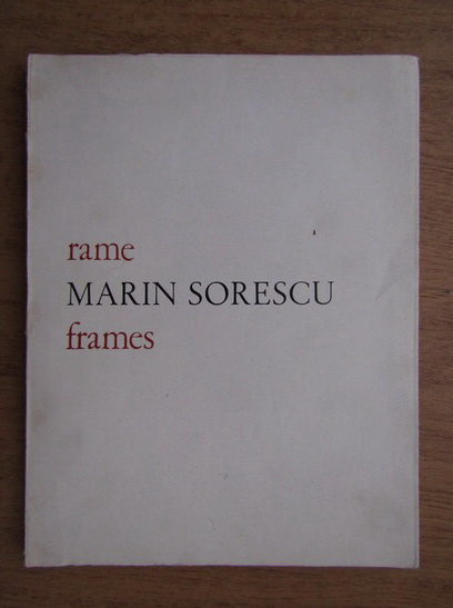 Anticariat: Marin Sorescu - Rame (editie bilingva)