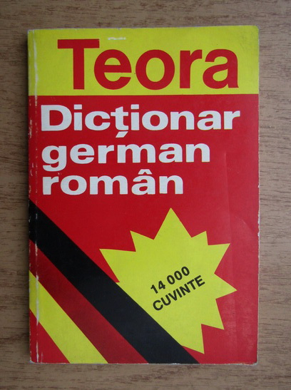 Anticariat: Dictionar german-roman