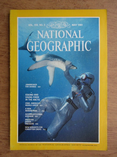 Anticariat: Revista National Geographic, vol. 159, nr. 5, Mai 1981