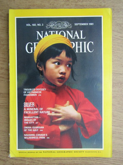 Anticariat: Revista National Geographic, vol. 160, nr. 3, Septembrie 1981