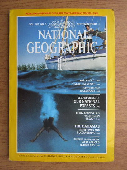 Anticariat: Revista National Geographic, vol. 162, nr. 3, septembrie 1982