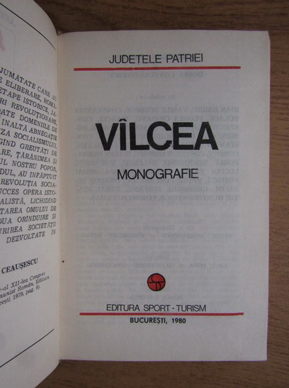 Valcea. Monografie
