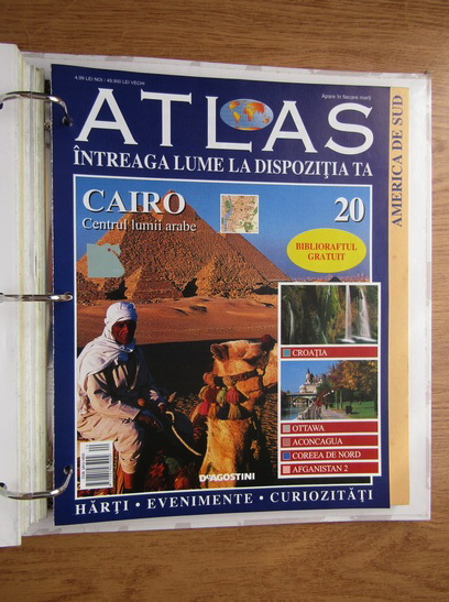 Anticariat: Atlas Intreaga lumea la dispozitia ta. Cairo, nr. 20