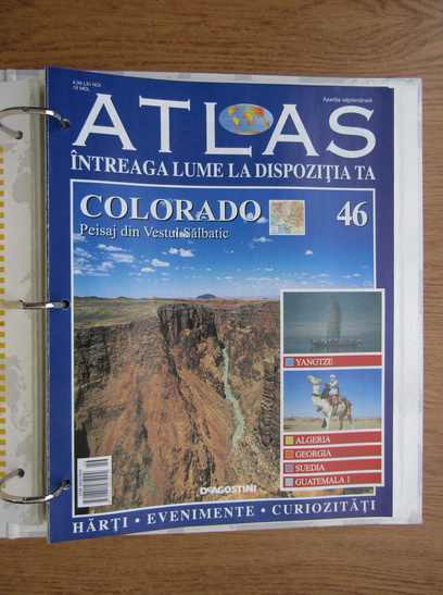 Anticariat: Atlas Intreaga lumea la dispozitia ta. Colorado, nr. 46
