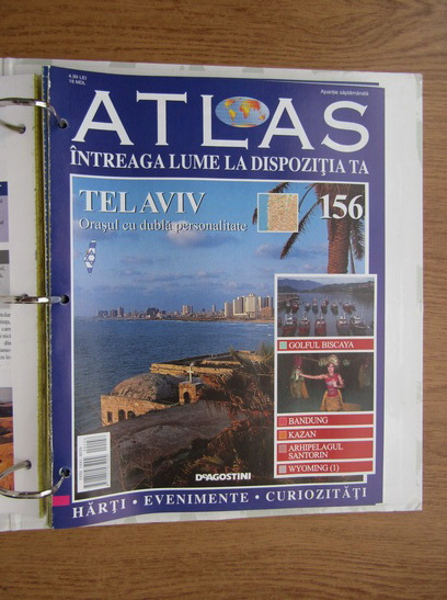 Anticariat: Atlas Intreaga lumea la dispozitia ta. Tel Aviv, nr. 156
