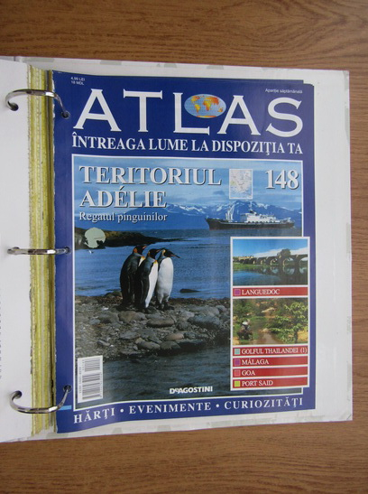 Anticariat: Atlas Intreaga lumea la dispozitia ta. Teritoriul Adelie, nr. 148