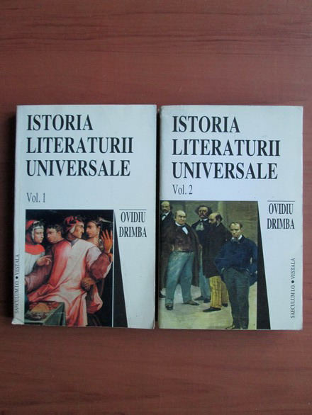 Anticariat: Ovidiu Drimba - Istoria literaturii universale (2 volume)
