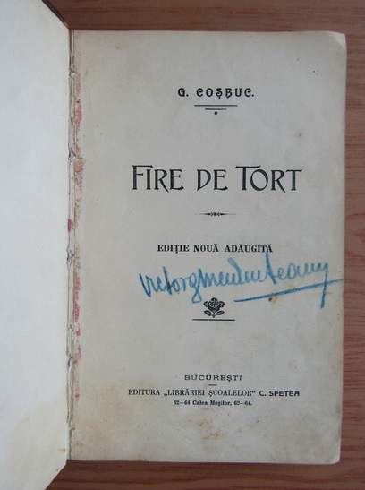 George Cosbuc - Fire de tort (1919)