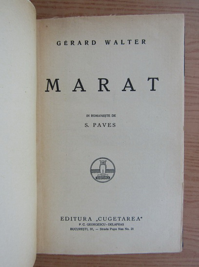 Gerard Walter - Marat (1930)