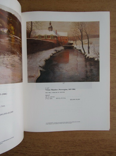 Important 19th century European paintings, drawings and watercolors, New York