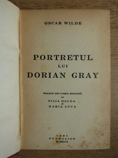 Oscar Wilde - Portretul lui Dorian Gray (1946)