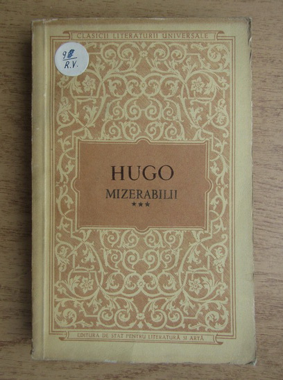 Anticariat: Victor Hugo - Mizerabilii, volumul 3. Marius