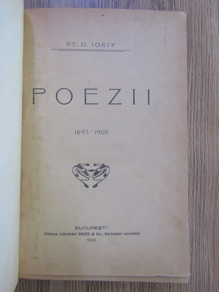 St. O. Iosif - Poezii (1903)