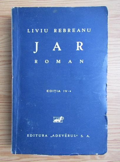 Anticariat: Liviu Rebreanu - Jar (1935)
