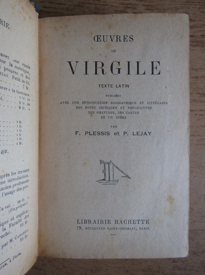Virgiliu - Oeuvres (1913)