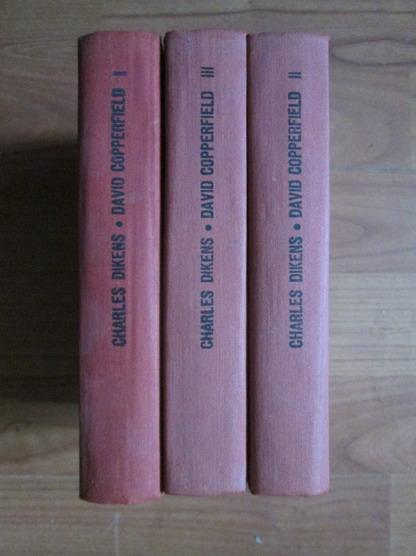 Anticariat: Charles Dickens - David Copperfield (3 volume, coperti cartonate)