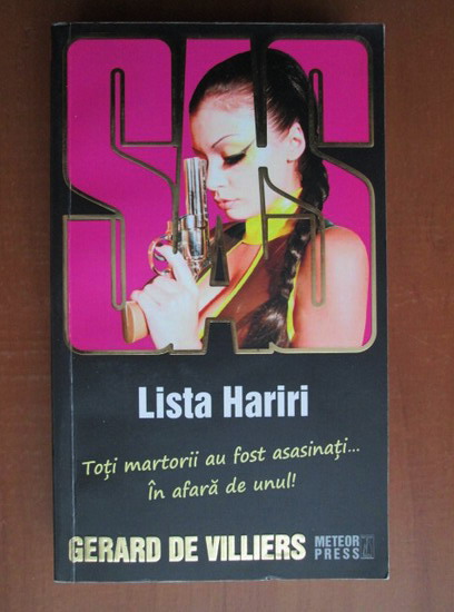 Anticariat: Gerard de Villiers - Lista hariri (Sas)