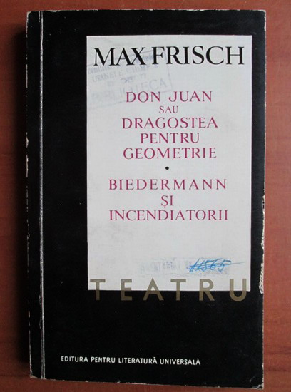 Anticariat: Max Frisch - Teatru