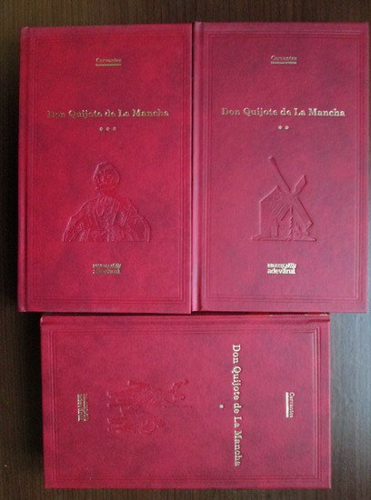 Anticariat: Miguel de Cervantes - Don Quijote de La Mancha (3 volume) (Adevarul)