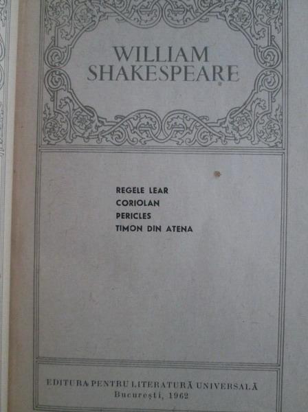Shakespeare - Opere (volumul 10)