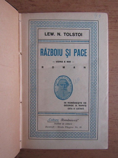 Lew Nikolajewitsch Tolstoi - Razboiu si pacea (1935)
