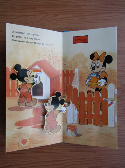 Pop-up book of colors