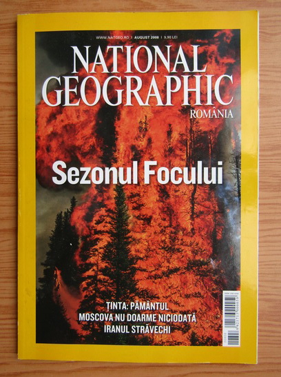 Anticariat: Revista National Geographic Romania, august 2008