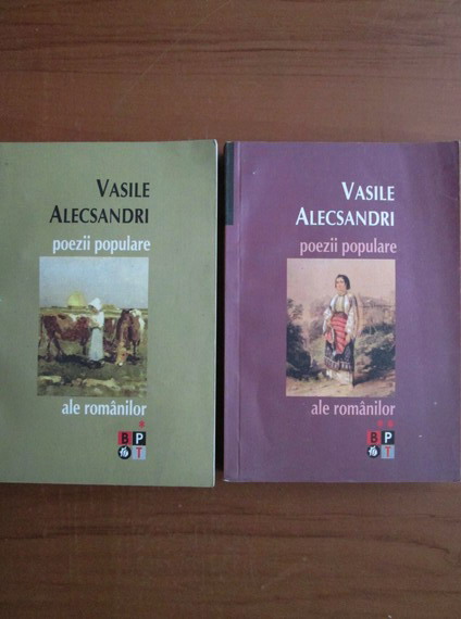 Anticariat: Vasile Alecsandri - Poezii populare (2 volume)