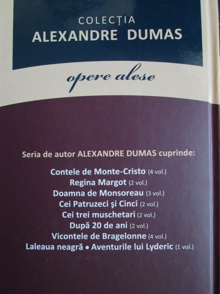 Colectia Alexandre Dumas. Editura Adevarul (20 volume)